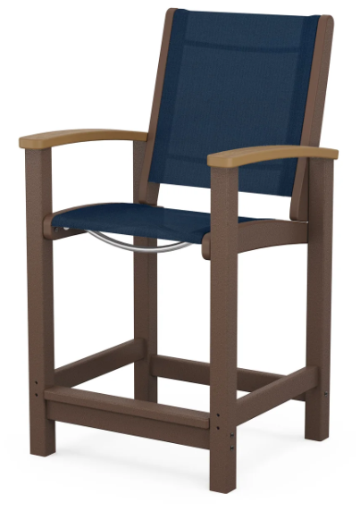 Coastal Counter Chair Two Tone