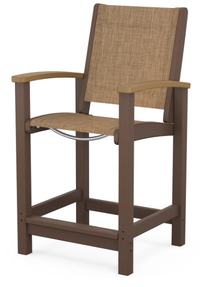 Coastal Counter Chair Two Tone