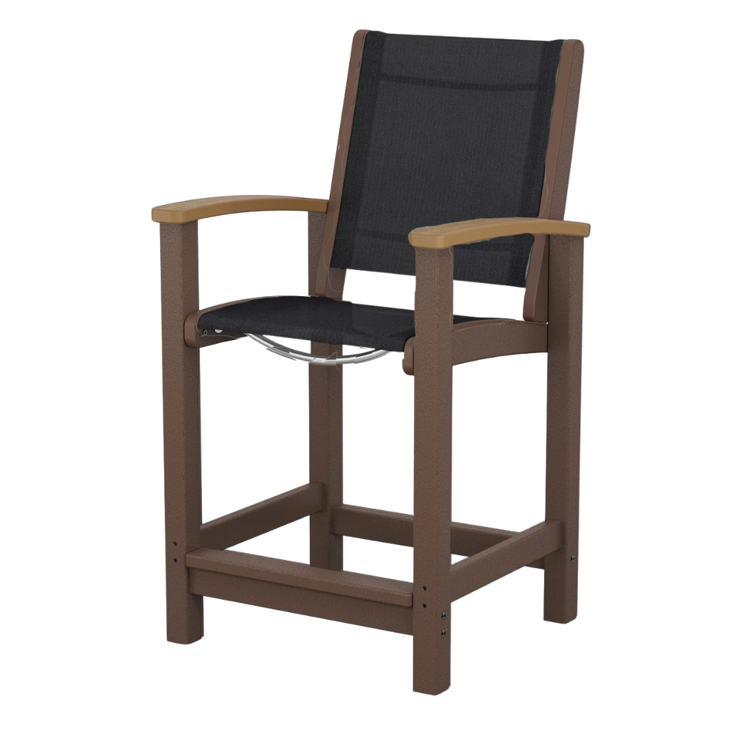 Coastal Counter Chair Two Tone