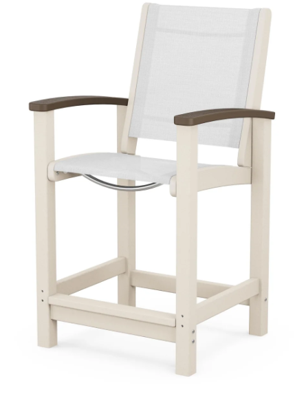 Coastal Counter Chair Two Tone
