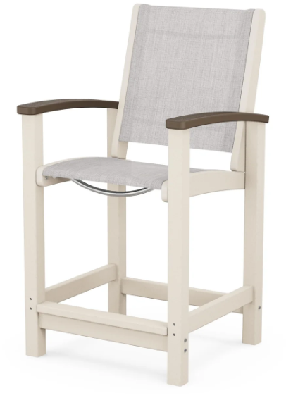 Coastal Counter Chair Two Tone