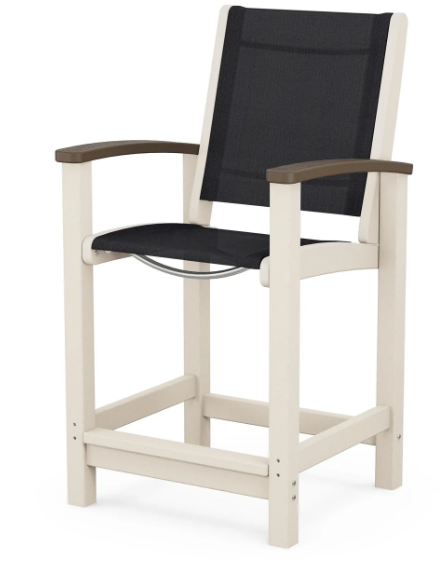 Coastal Counter Chair Two Tone