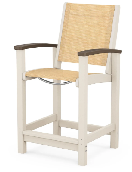 Coastal Counter Chair Two Tone