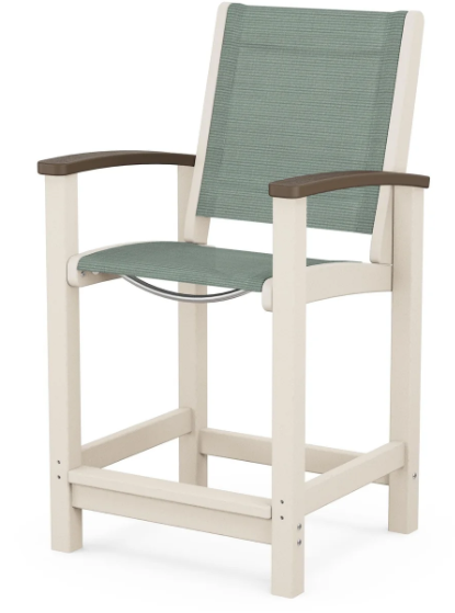 Coastal Counter Chair Two Tone