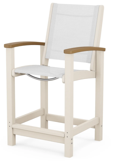 Coastal Counter Chair Two Tone