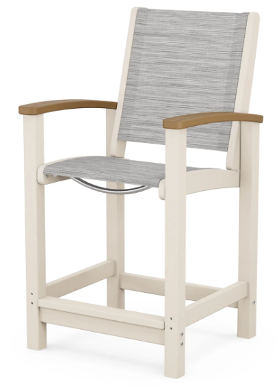 Coastal Counter Chair Two Tone