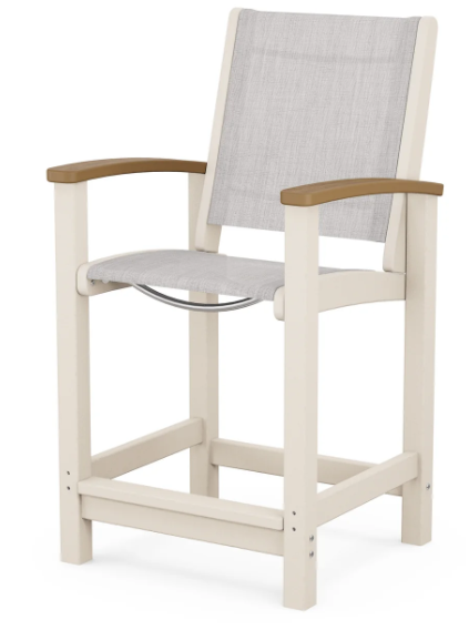 Coastal Counter Chair Two Tone