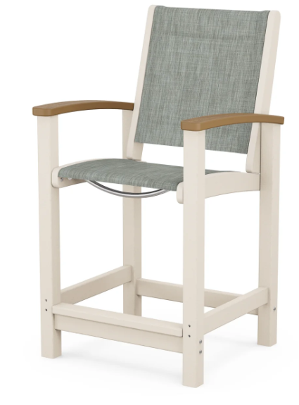 Coastal Counter Chair Two Tone