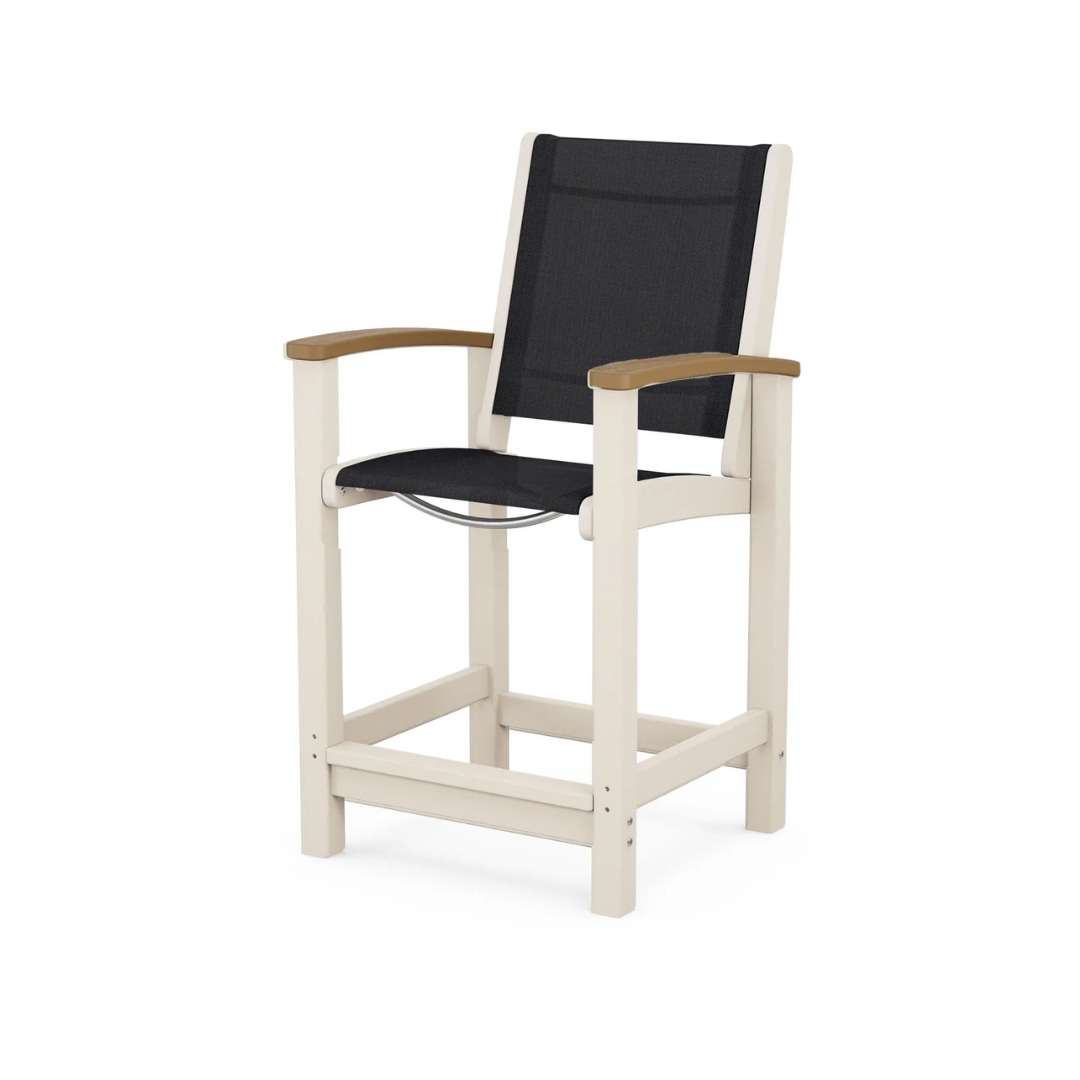 Coastal Counter Chair Two Tone