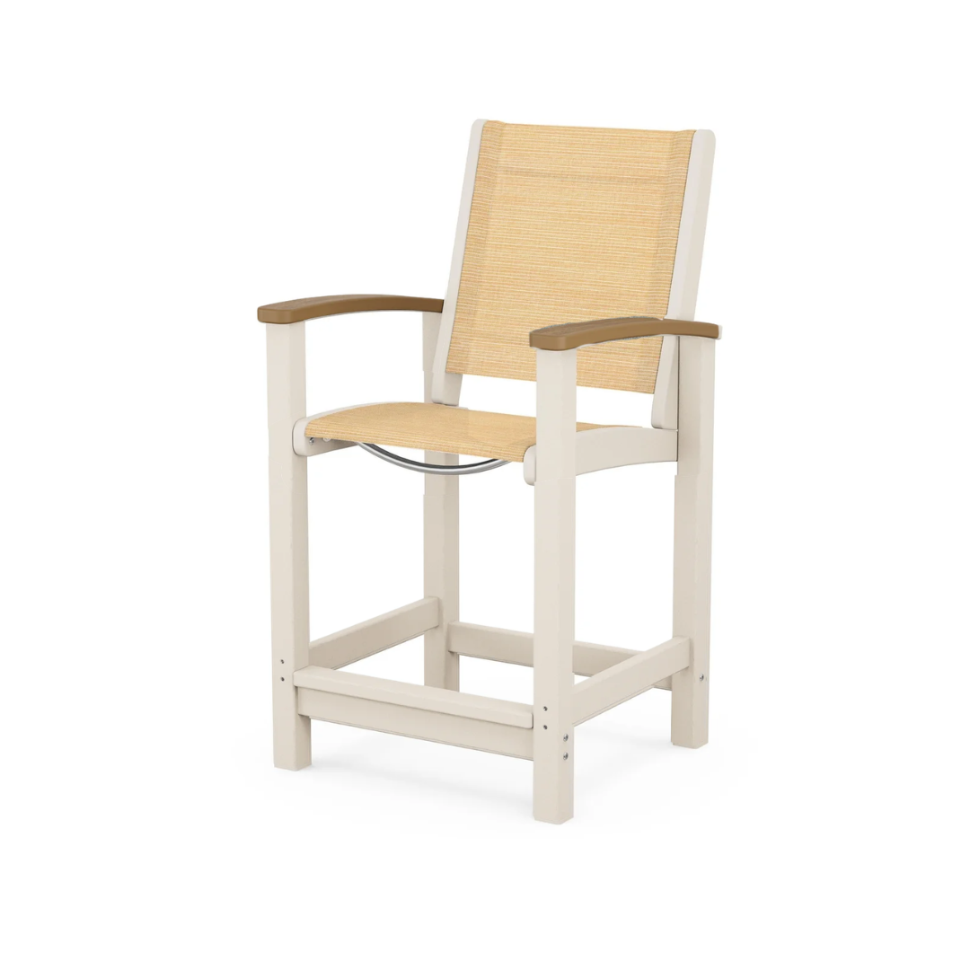 Coastal Counter Chair Two Tone