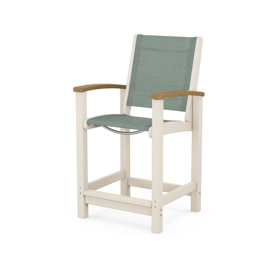 Coastal Counter Chair Two Tone