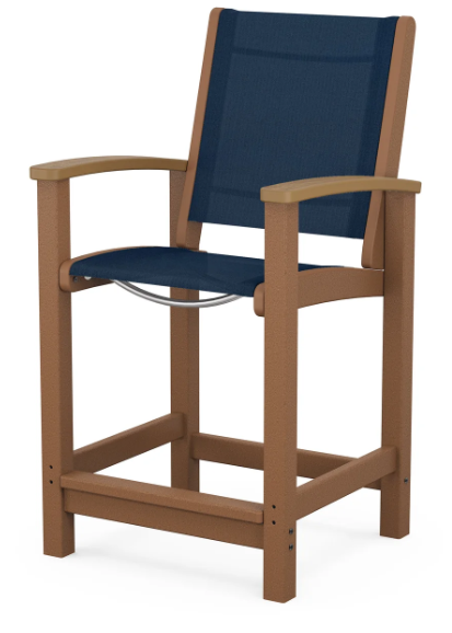 Coastal Counter Chair Two Tone