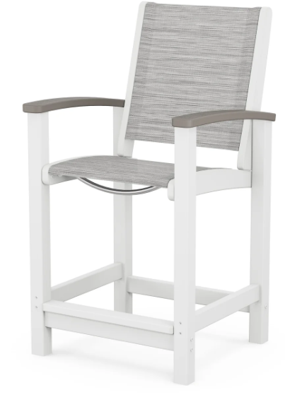 Coastal Counter Chair Two Tone