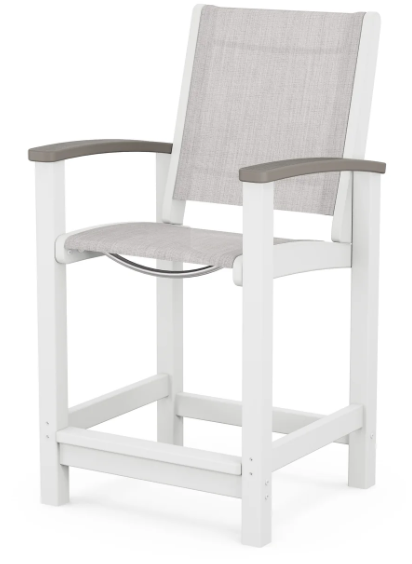 Coastal Counter Chair Two Tone
