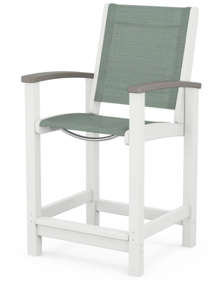 Coastal Counter Chair Two Tone
