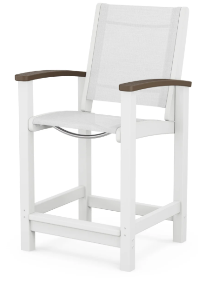 Coastal Counter Chair Two Tone
