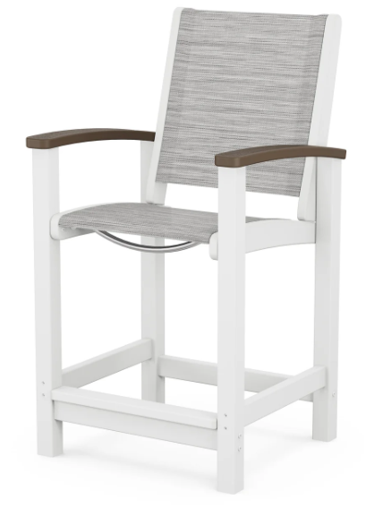 Coastal Counter Chair Two Tone