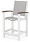 Coastal Counter Chair Two Tone