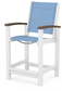 Coastal Counter Chair Two Tone