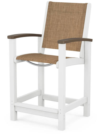 Coastal Counter Chair Two Tone