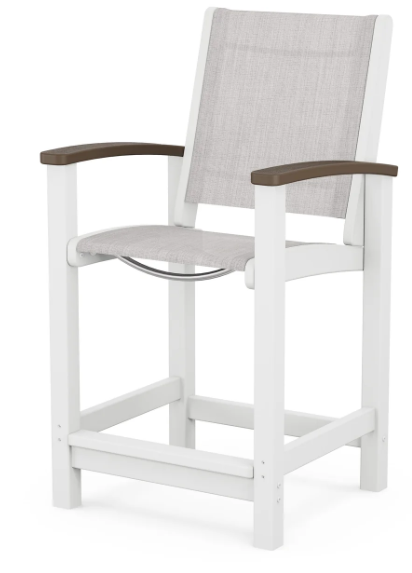 Coastal Counter Chair Two Tone