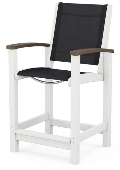 Coastal Counter Chair Two Tone