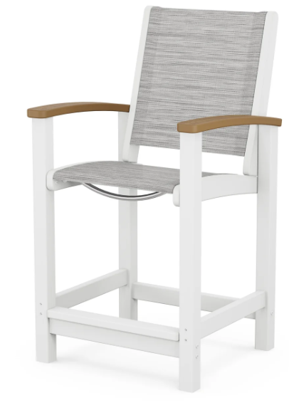 Coastal Counter Chair Two Tone