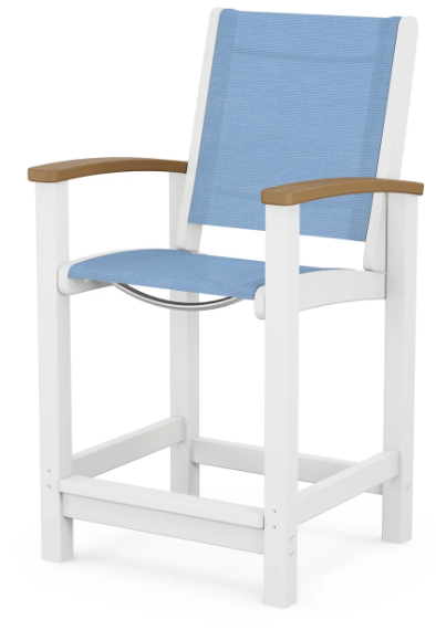 Coastal Counter Chair Two Tone