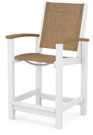 Coastal Counter Chair Two Tone