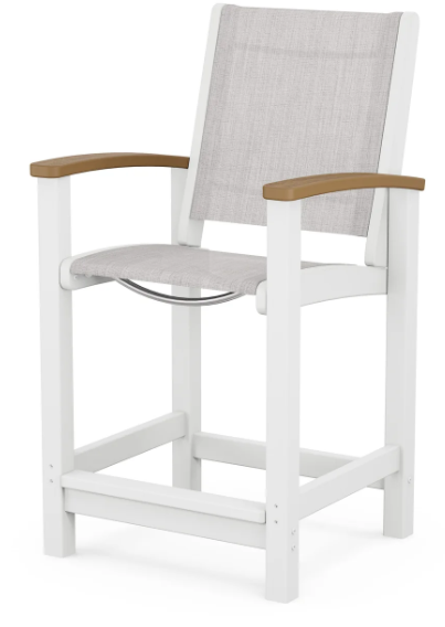 Coastal Counter Chair Two Tone
