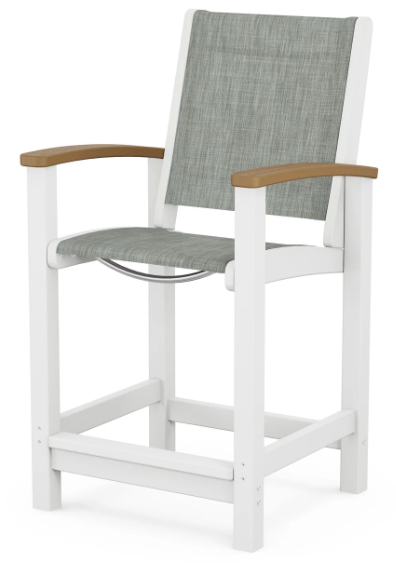 Coastal Counter Chair Two Tone