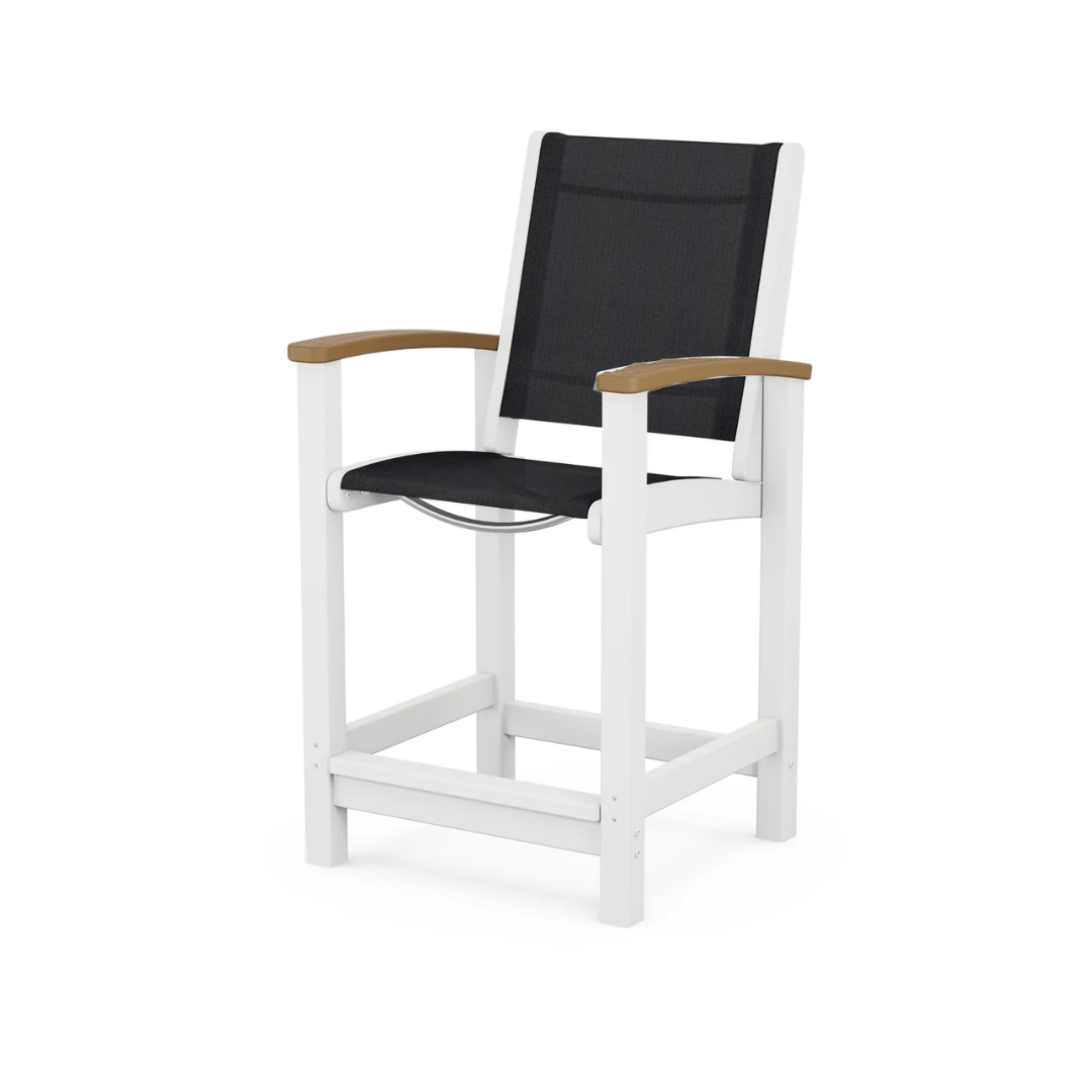 Coastal Counter Chair Two Tone