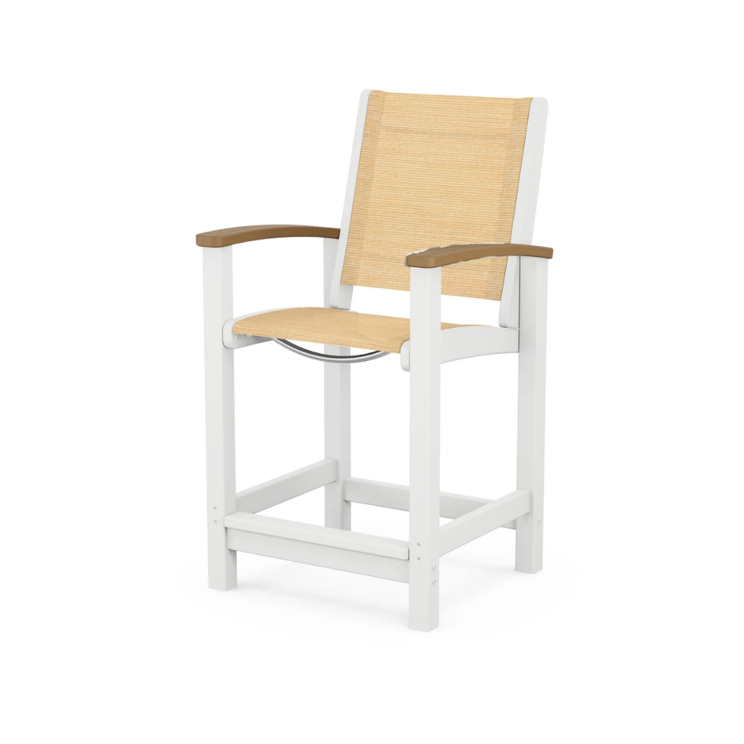 Coastal Counter Chair Two Tone