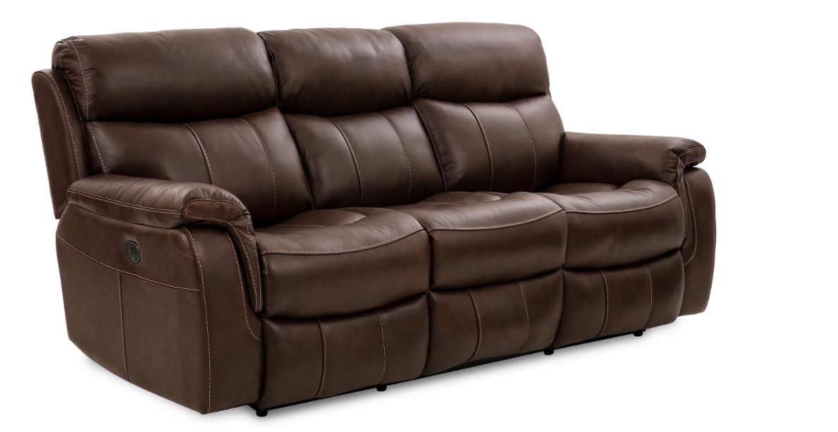 9020 Leather Manual Reclining Sofa and Glider Recliner