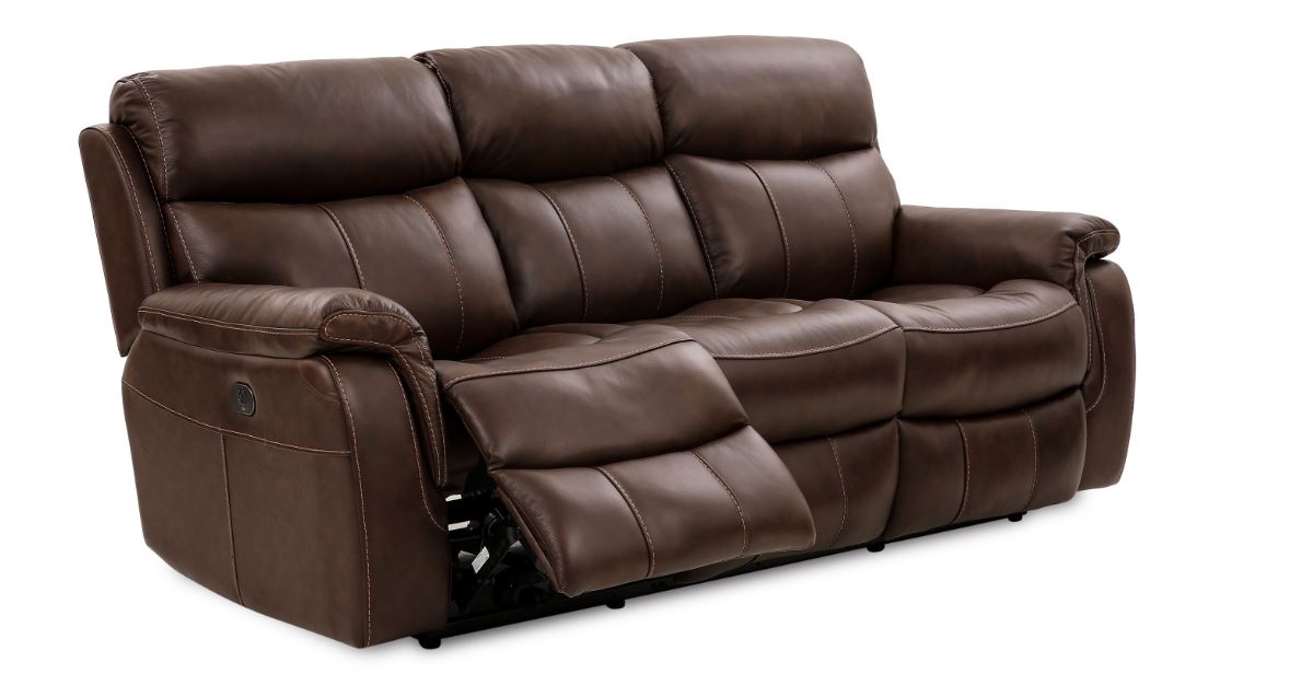 9020 Leather Manual Reclining Sofa and Glider Recliner