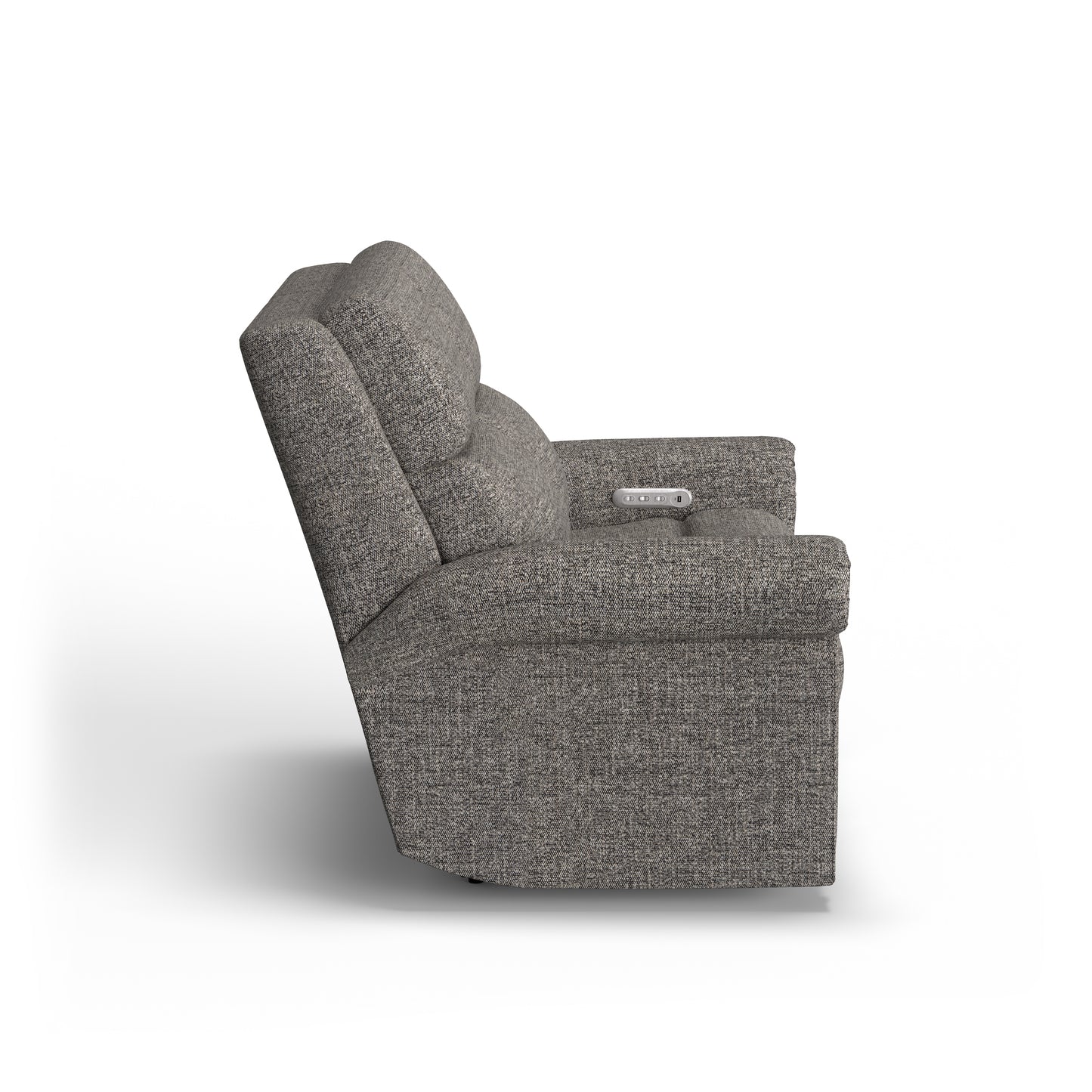 Flexsteel Bernard Power Reclining Loveseat with Power Headrest & Lumbar