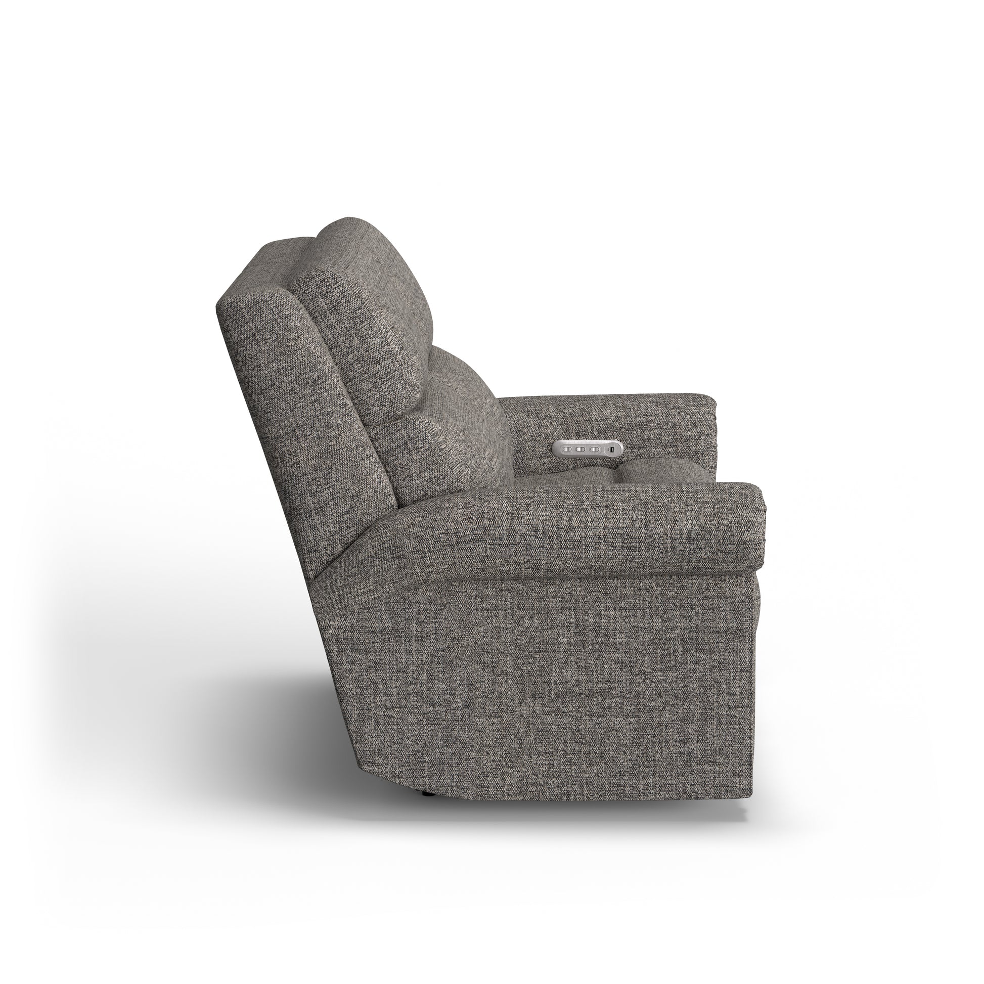 Flexsteel Bernard Power Reclining Loveseat with Power Headrest & Lumbar