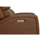 Flexsteel Linden Power Reclining Loveseat with Power Headrests & Lumbar