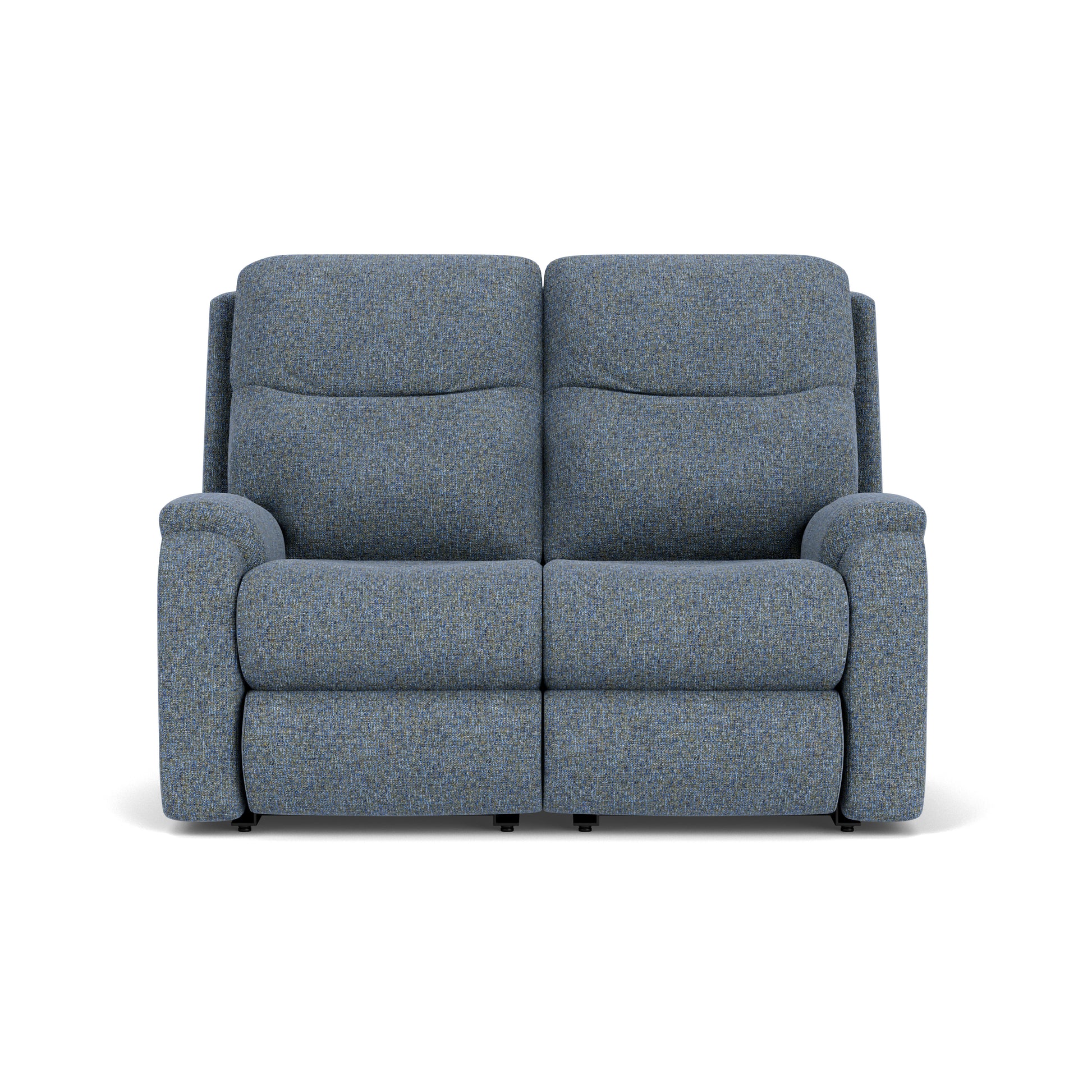 Flexsteel Penn Power Reclining Loveseat with Power Headrests & Lumbar