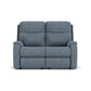 Flexsteel Penn Power Reclining Loveseat with Power Headrests & Lumbar