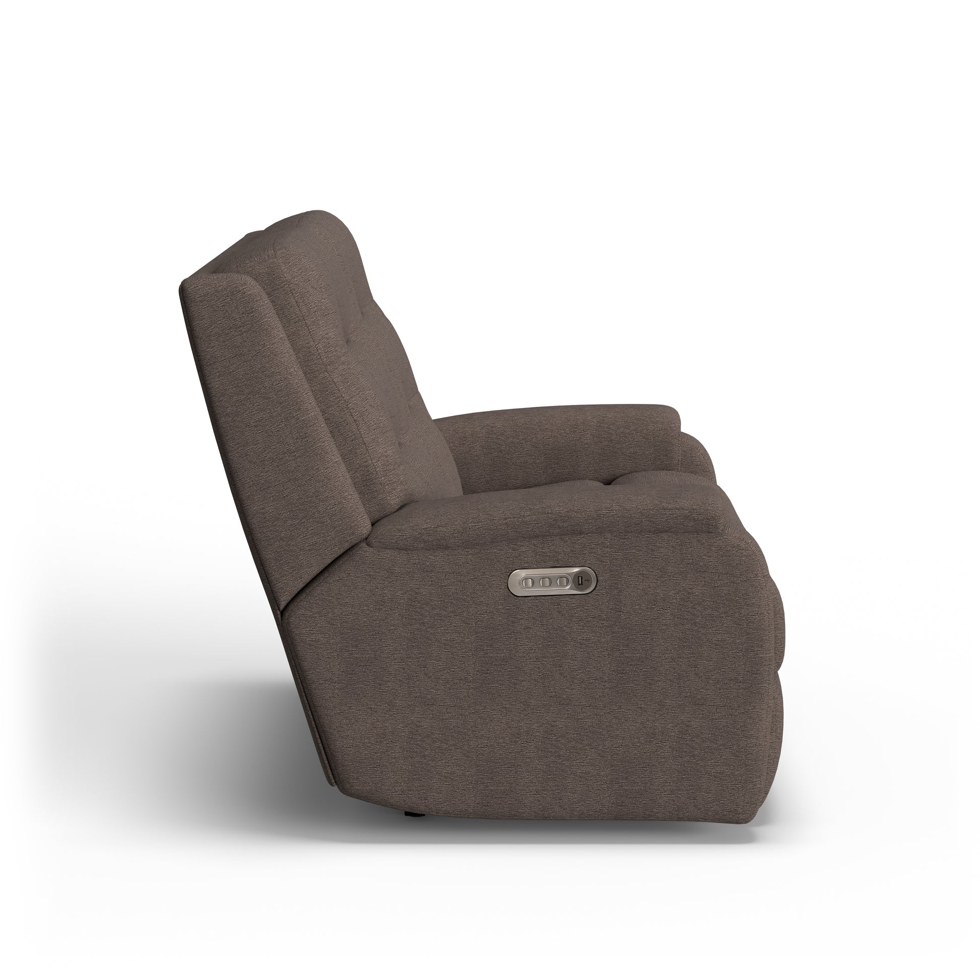 Flexsteel Arlo Power Reclining Loveseat with Power Headrest & Lumbar