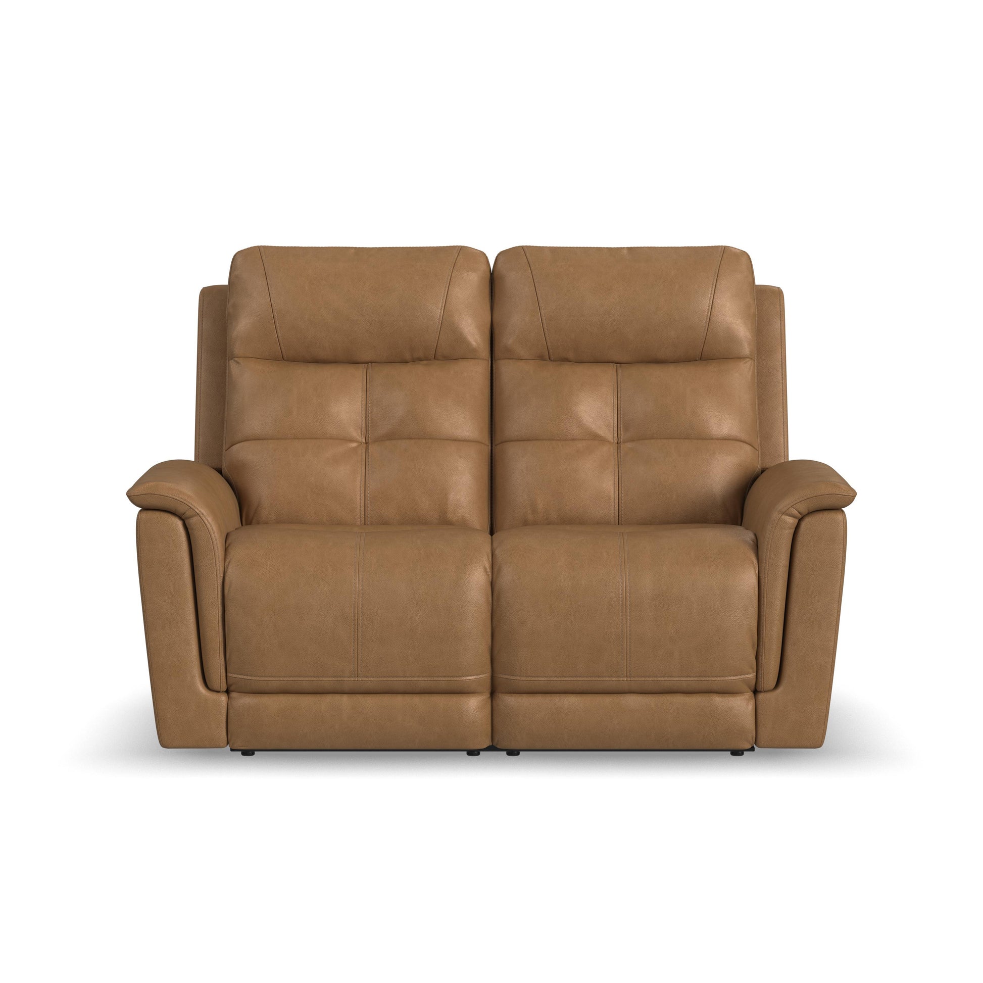 Flexsteel Ranger Power Reclining Loveseat with Power Headrest, Lumbar, Heat & Massage