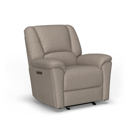 Flexsteel Plush Power Gliding Recliner with Power Headrest & Lumbar