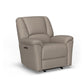 Plush Leather Power Gliding Recliner with Power Headrest & Lumbar - Driftwood