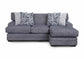 Sapphire Sofa w/ Reversible Chaise