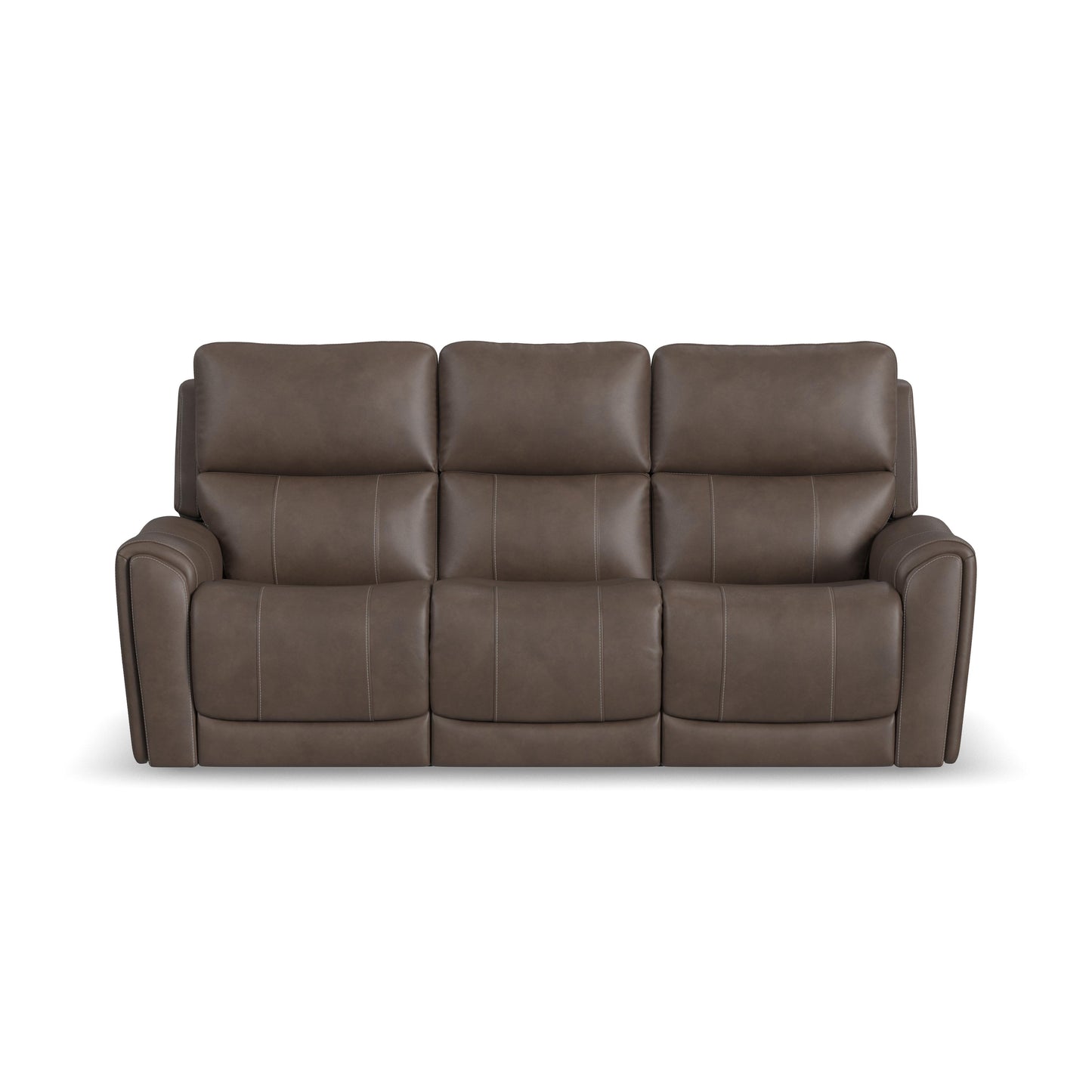 Flexsteel Carter Power Reclining Sofa with Console & Power Headrests & Lumbar