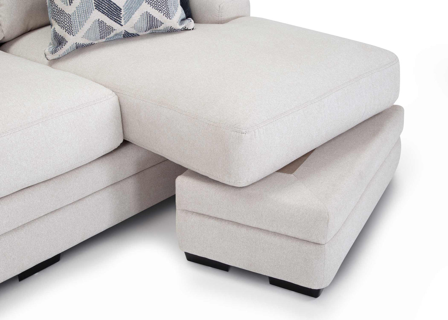Laken Sofa w/Reversible Chaise