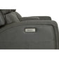 Flexsteel Linden Leather Power Reclining Loveseat with Console & Power Headrests & Lumbar