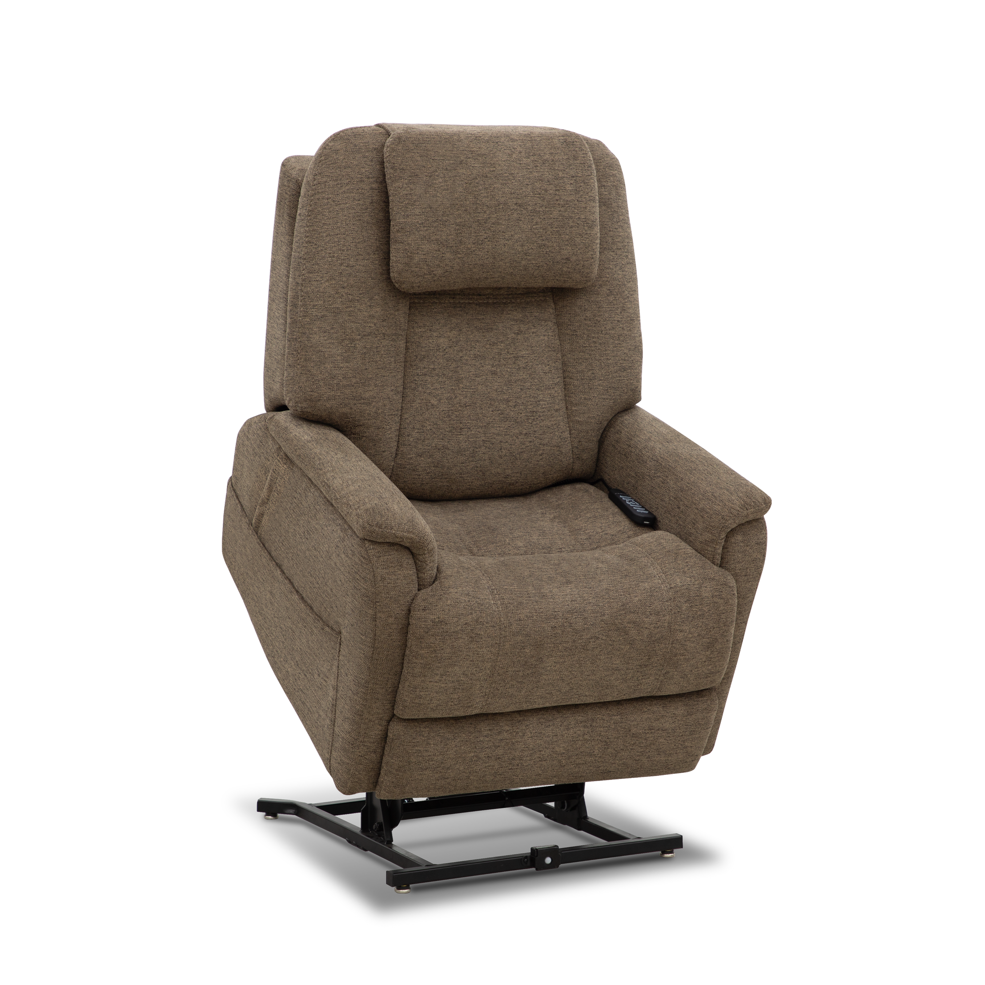 Flexsteel Zecliner Model 3+ Petite Power Lift Recliner with Power Headrest, Lumbar, Heat & Massage