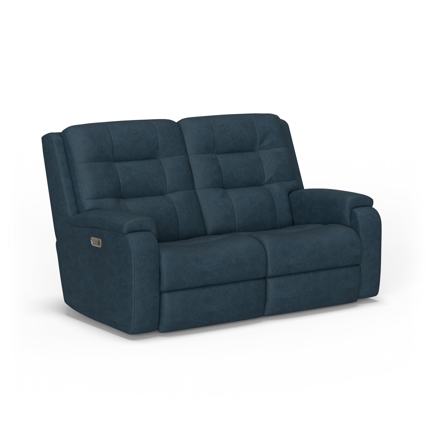 Flexsteel Arlo Power Reclining Loveseat with Power Headrests & Lumbar